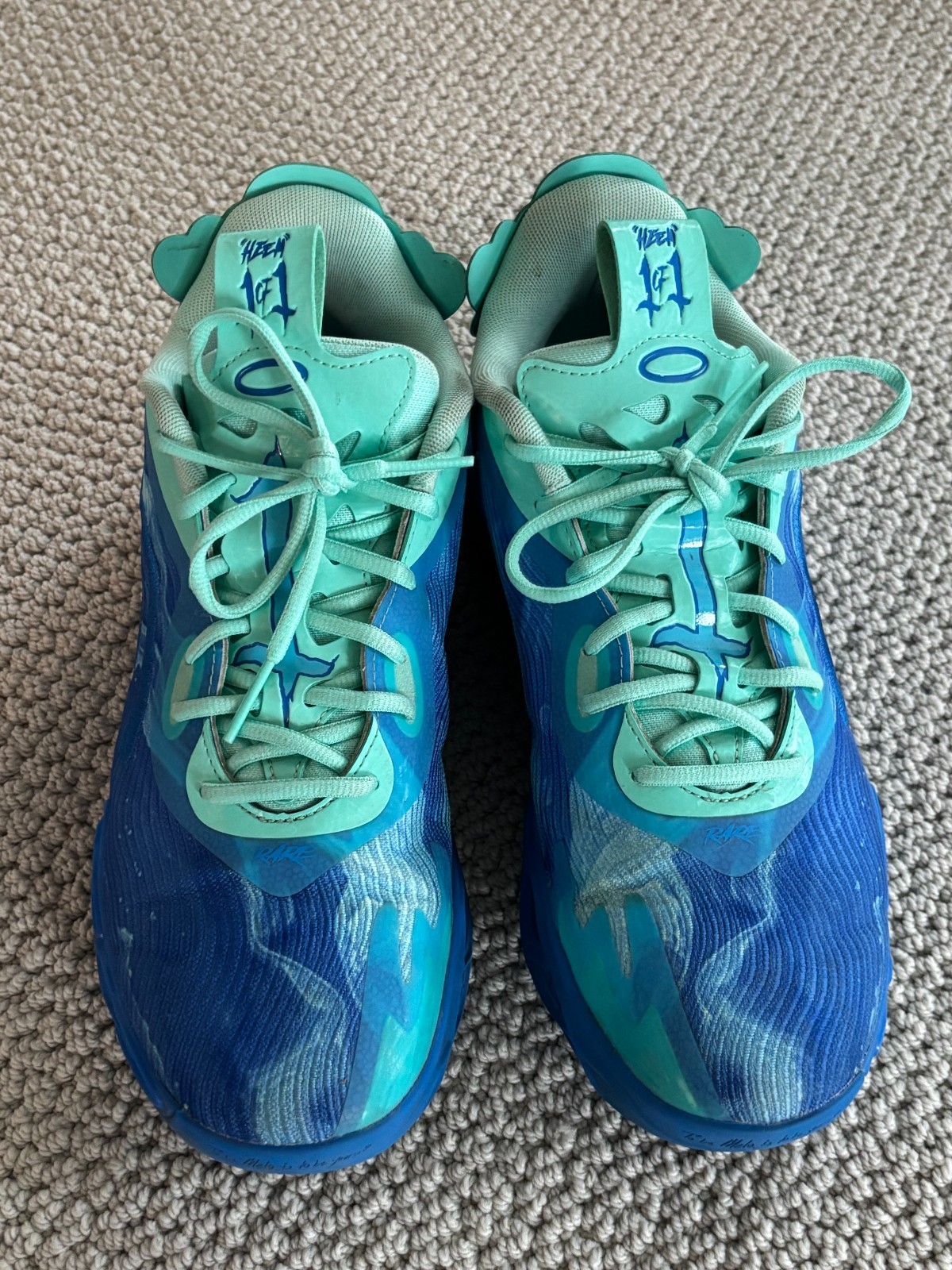 PUMA X Lamelo Ball Mb.04 Lo Team Basketball Sneakers Shoes Ultra Blue Mens 10