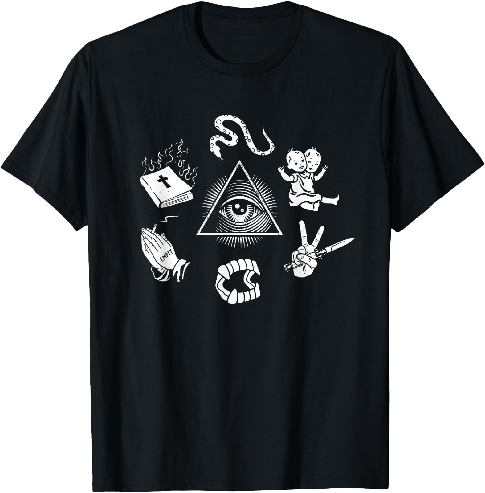 Occult Strangeness With All Seeing Eye T-Shirt