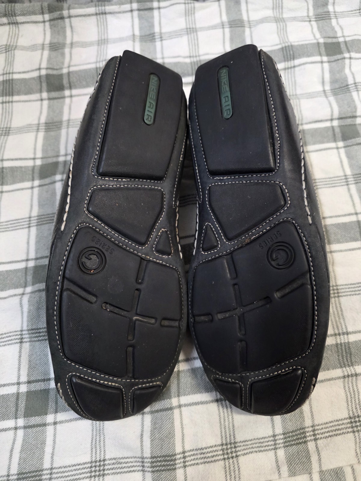 Cole Haan Air G Series Black Leather Driving Loafer C05444 G7 Size Men’s 8M