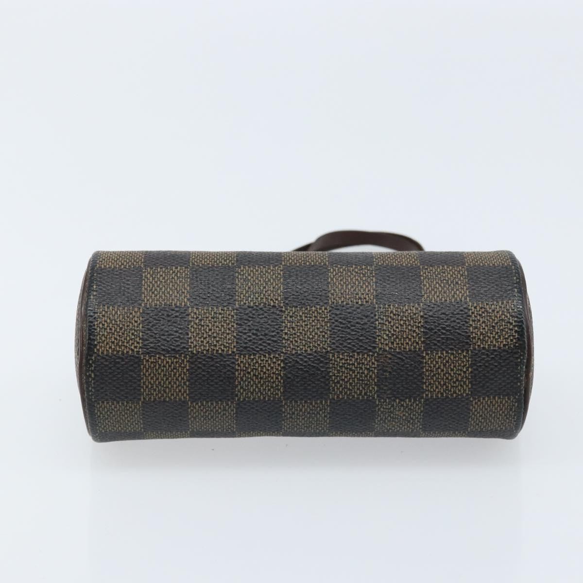 LOUIS VUITTON Damier Ebene Papillon Pouch LV Auth BA10869