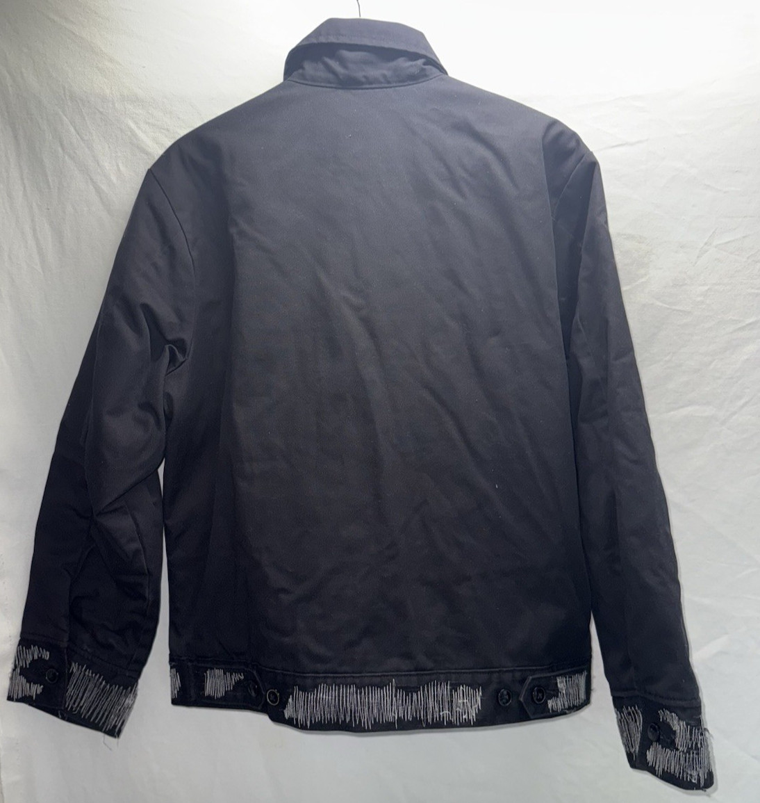 Dickies VINTAGE HandMade Insulated Eisenhower Front Zip Jacket – Black, Size L