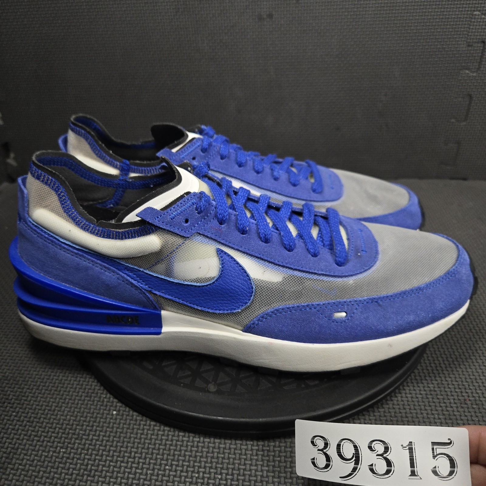 Nike Waffle Shoes Mens Sz 14 Blue Running Low Sneakers Athletic Mesh DJ0966-091
