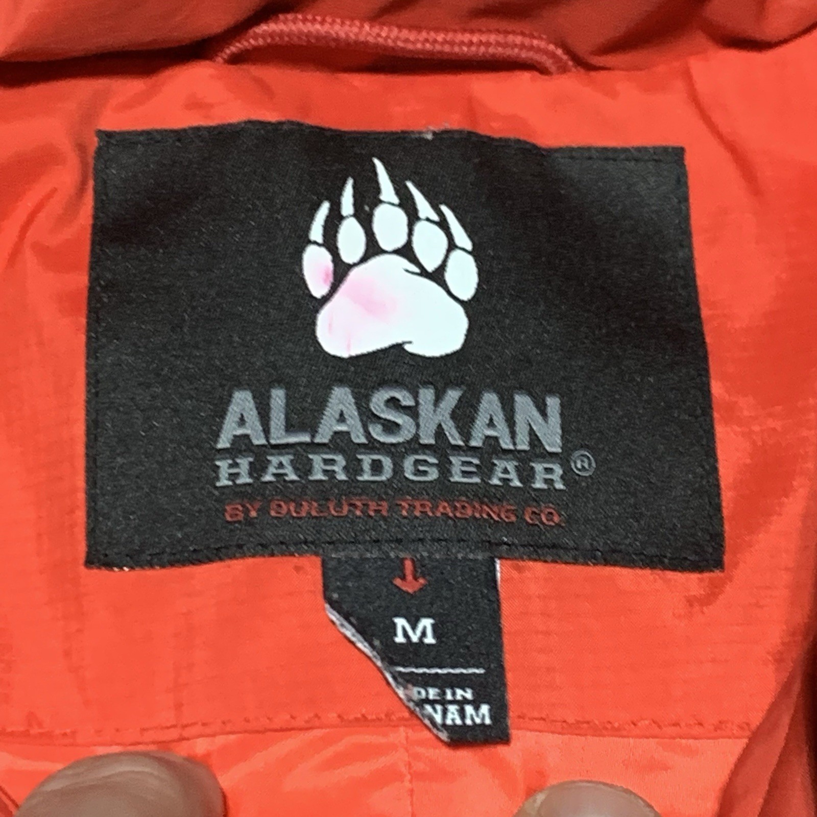Alaskan Hardgear Men’s Medium Red Puffer Jacket Coat Duluth Trading Co