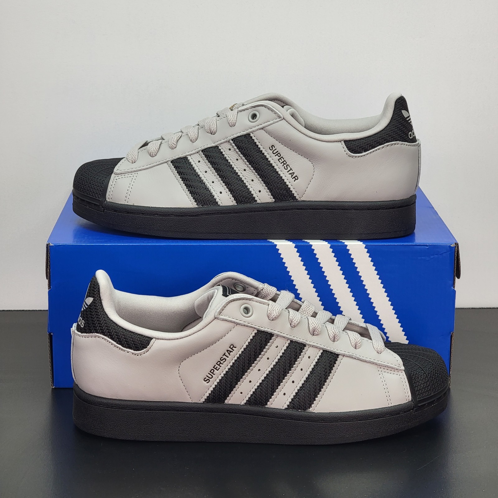 Adidas Superstar Men’s Size 12 Athletic Shoes Gray Casual Footwear Sneakers