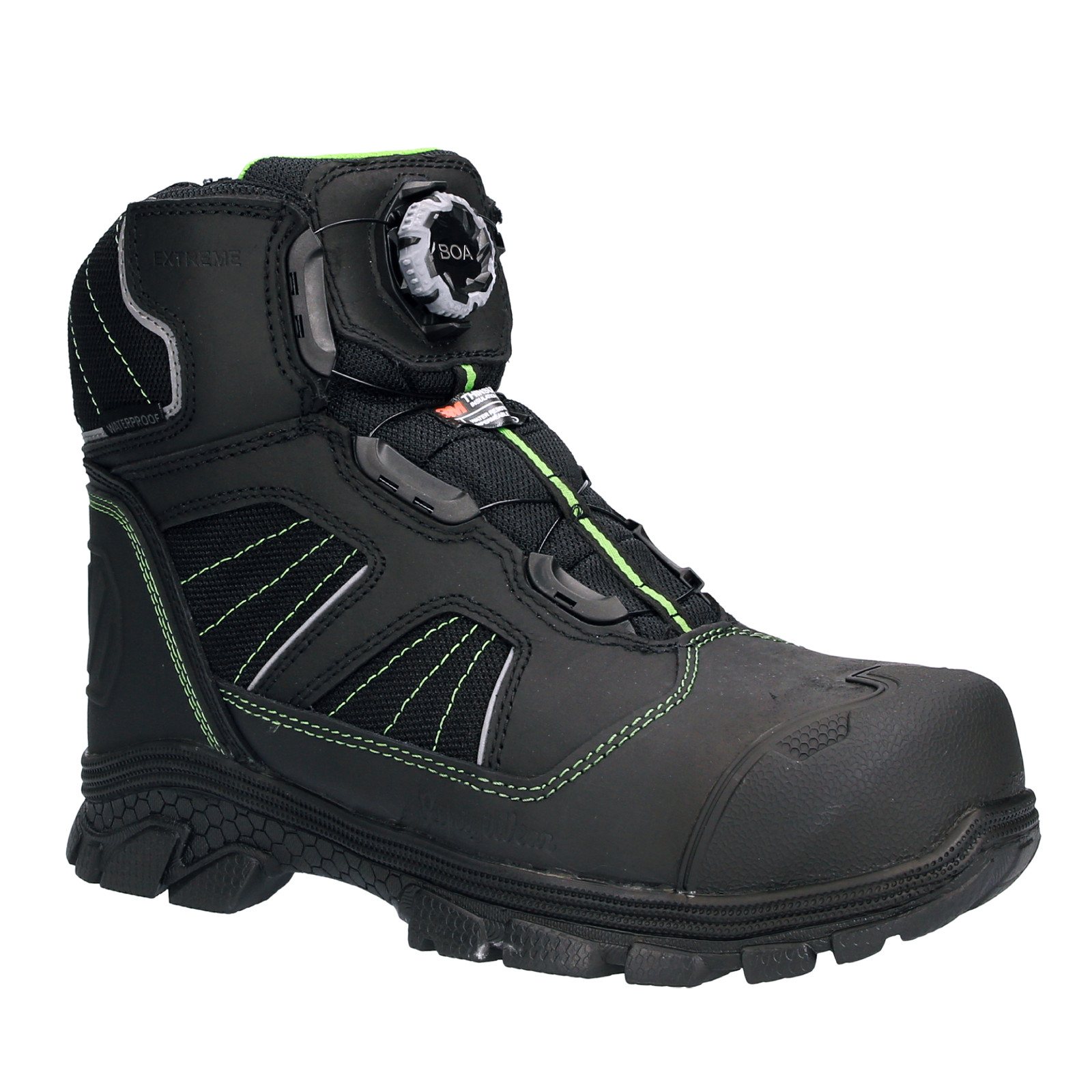 RefrigiWear Men’s Extreme Hiker Waterproof Insulated Boots with BOA Fit Lacing