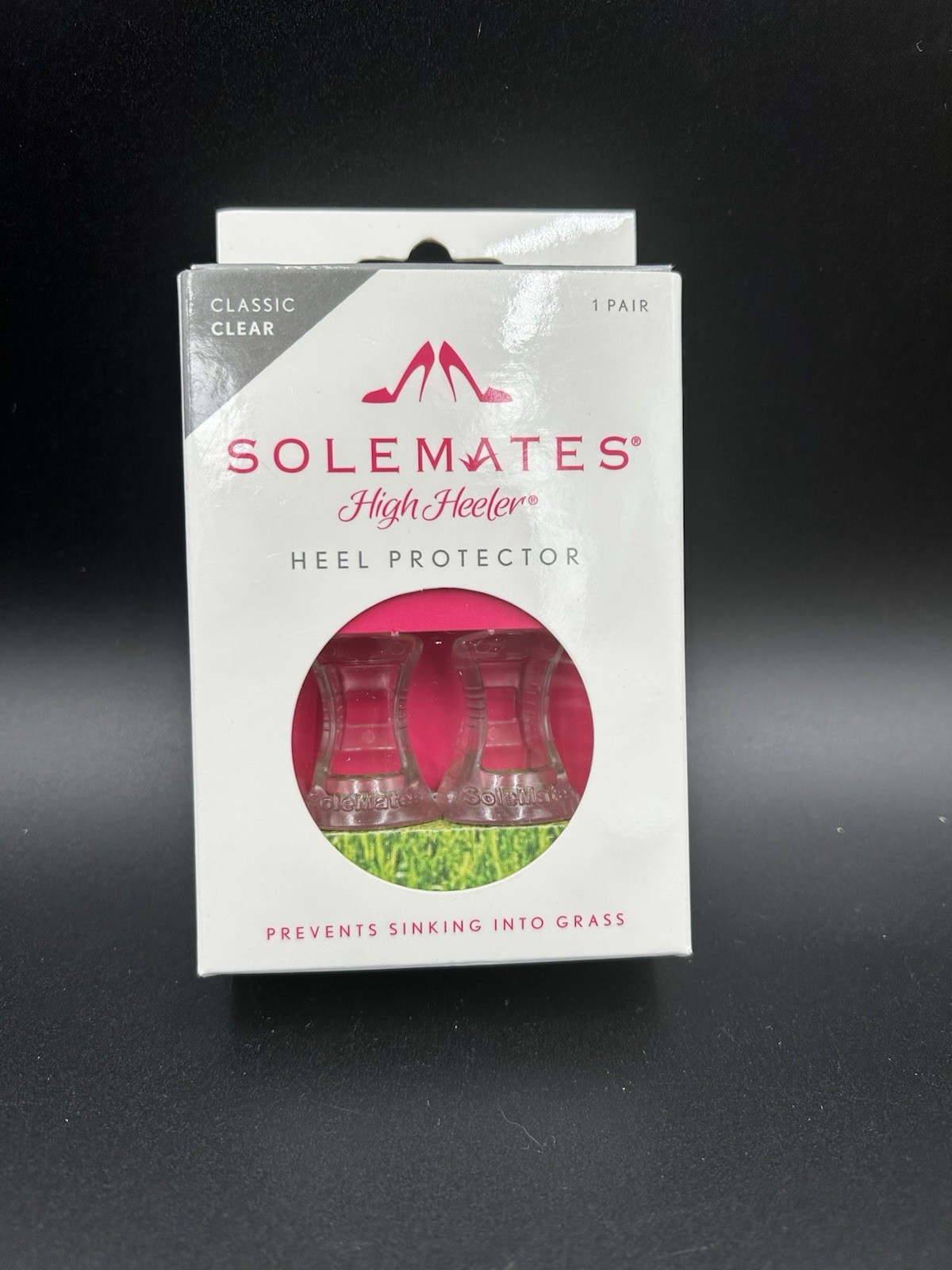 Solemates High Heel Protectors – GUARD AND PROTECT HEELS – 1 Pairs Clear