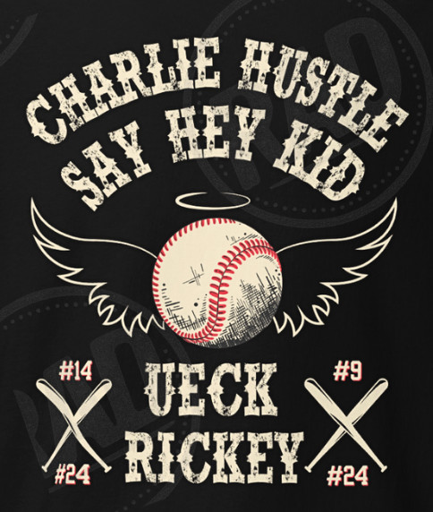 Baseball Legends Shirt Uecker Mays Charlie Hustle Pete Rose Rickey Henderson Tee