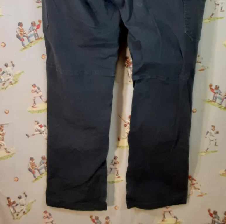 👀 Duluth Trading Co Mens 38×34 Flex Fire Hose Blue Ultimate Cargo Canvas