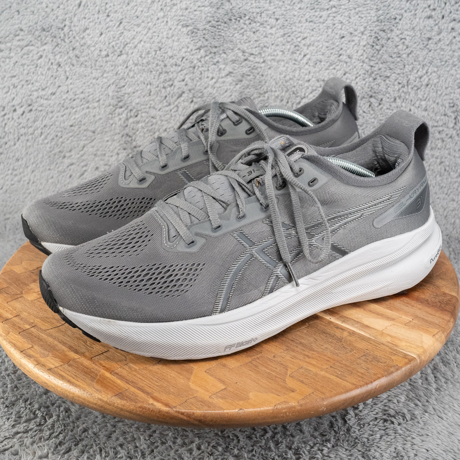 ASICS GEL‑Kayano 31 Men’s Running Shoes US 13 Steel Grey / Piedmont Grey