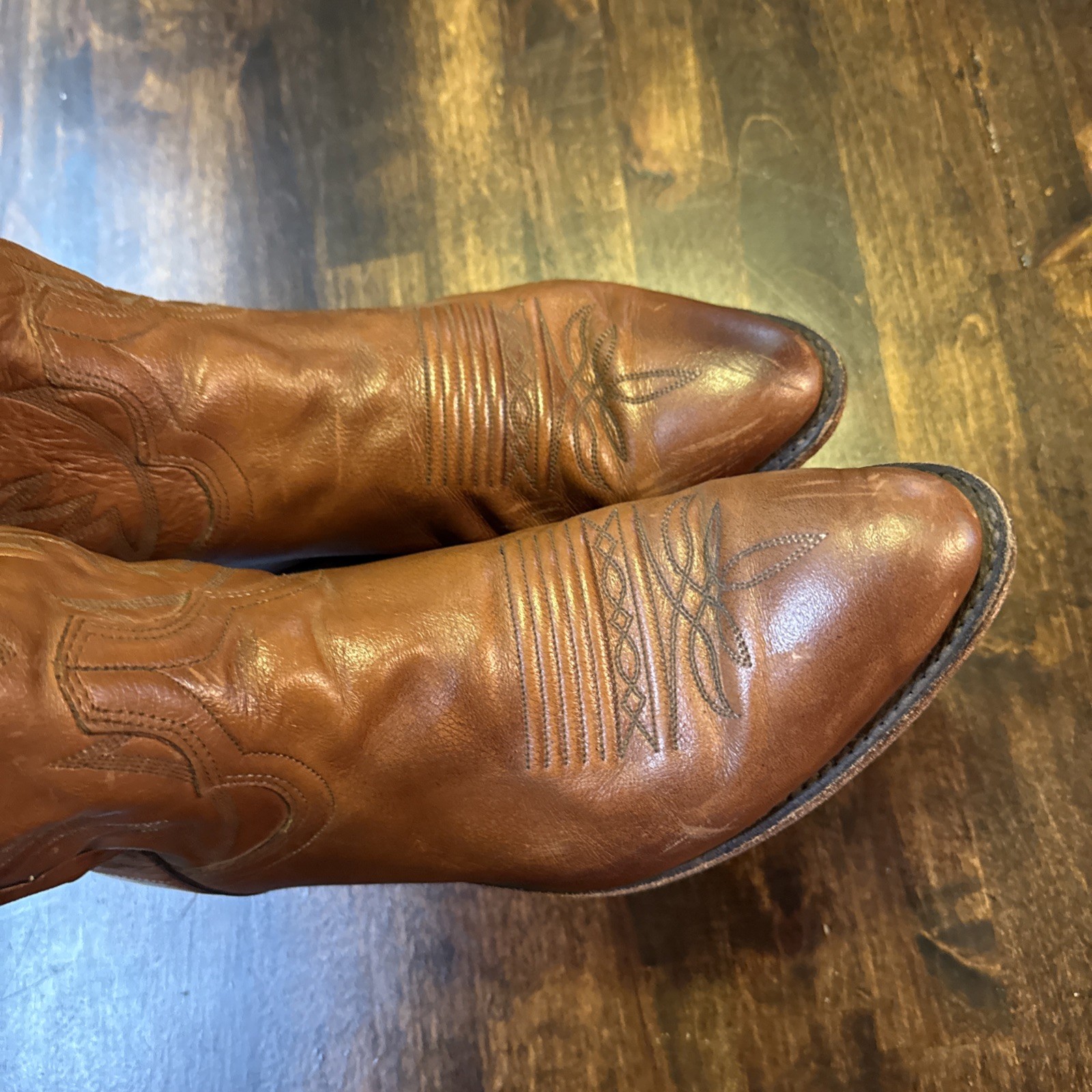 Dan Post men’s light brown cowboy boots size 8.5 EW