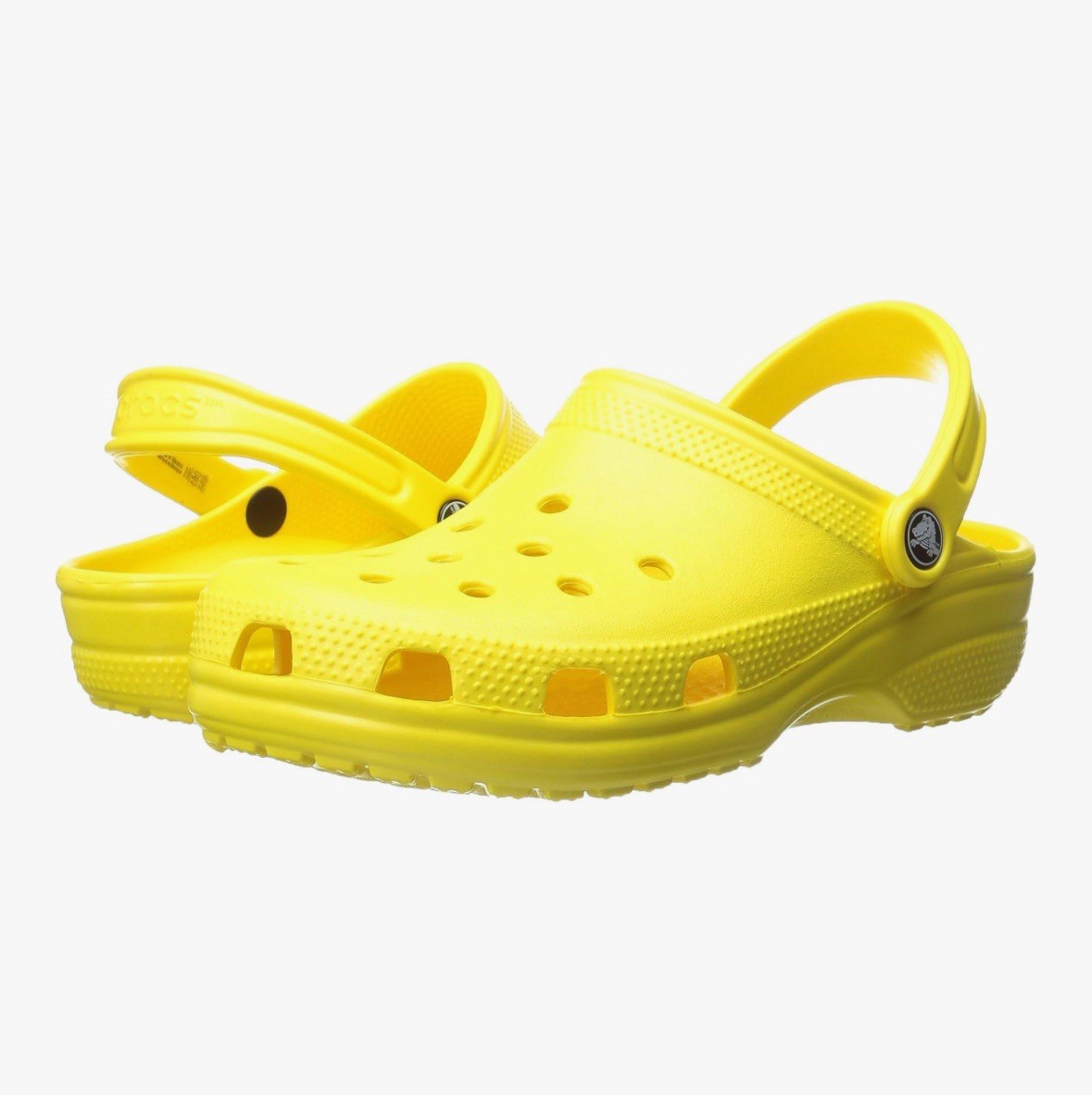 Crocs Classic Clog Roomy Fit Lemon Yellow 10001-7C1 Size 5Y Youth Kids New