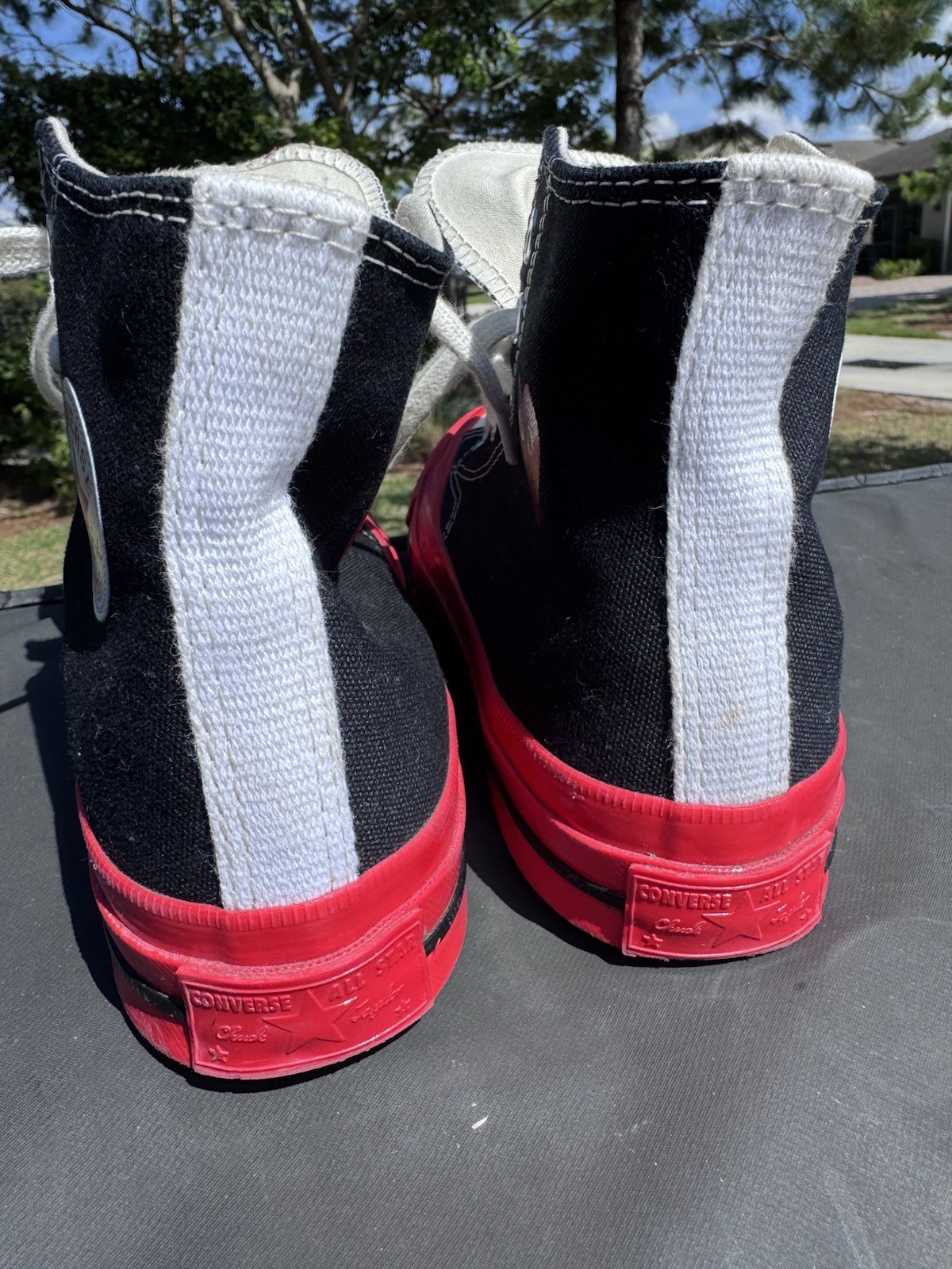 Converse x Comme des Garçons PLAY Chuck Taylor High Top W-6 M-4