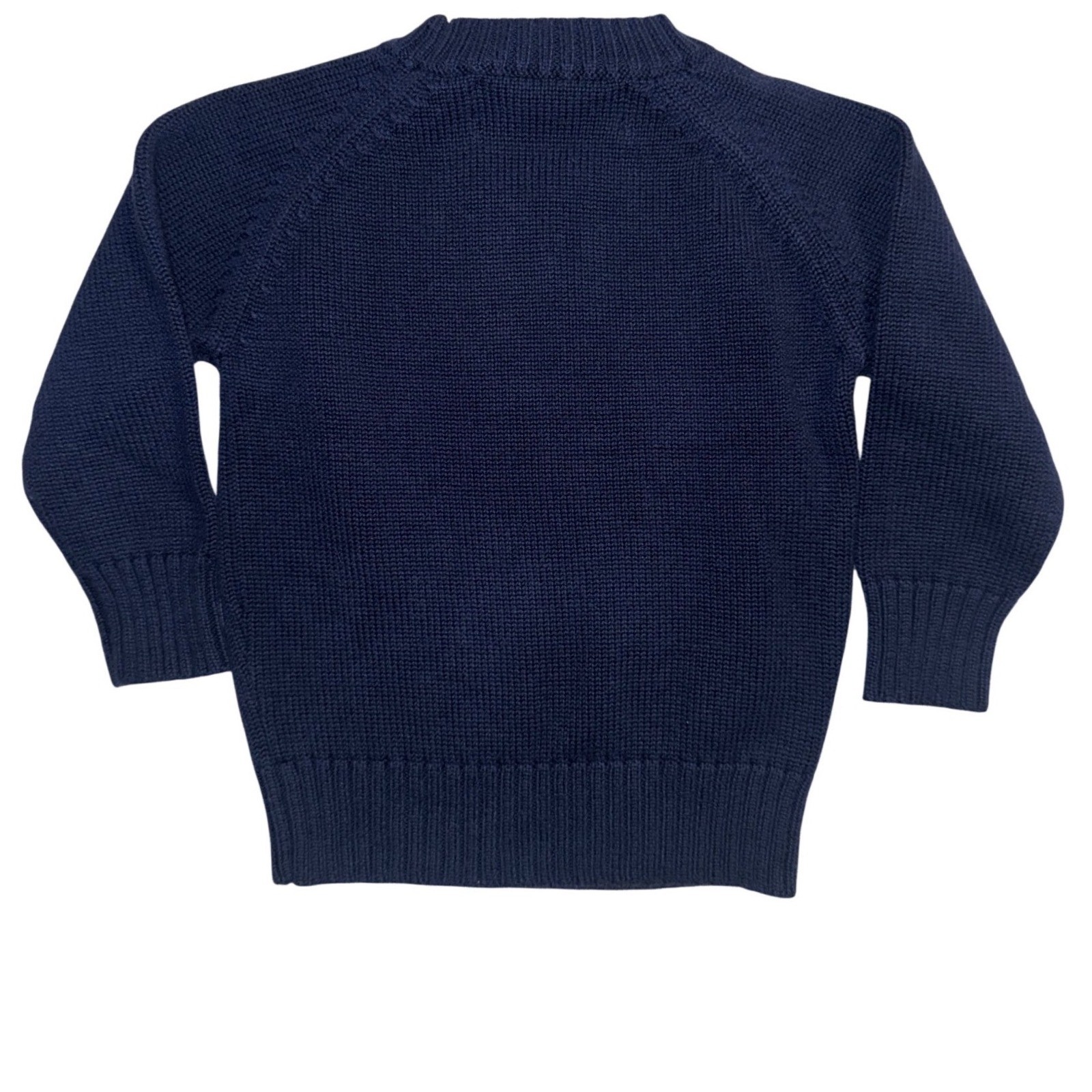 Ellsworth & Ivey Kids Burgee Flag Navy Blue Seahorse Nautical Flag Sweater 2T