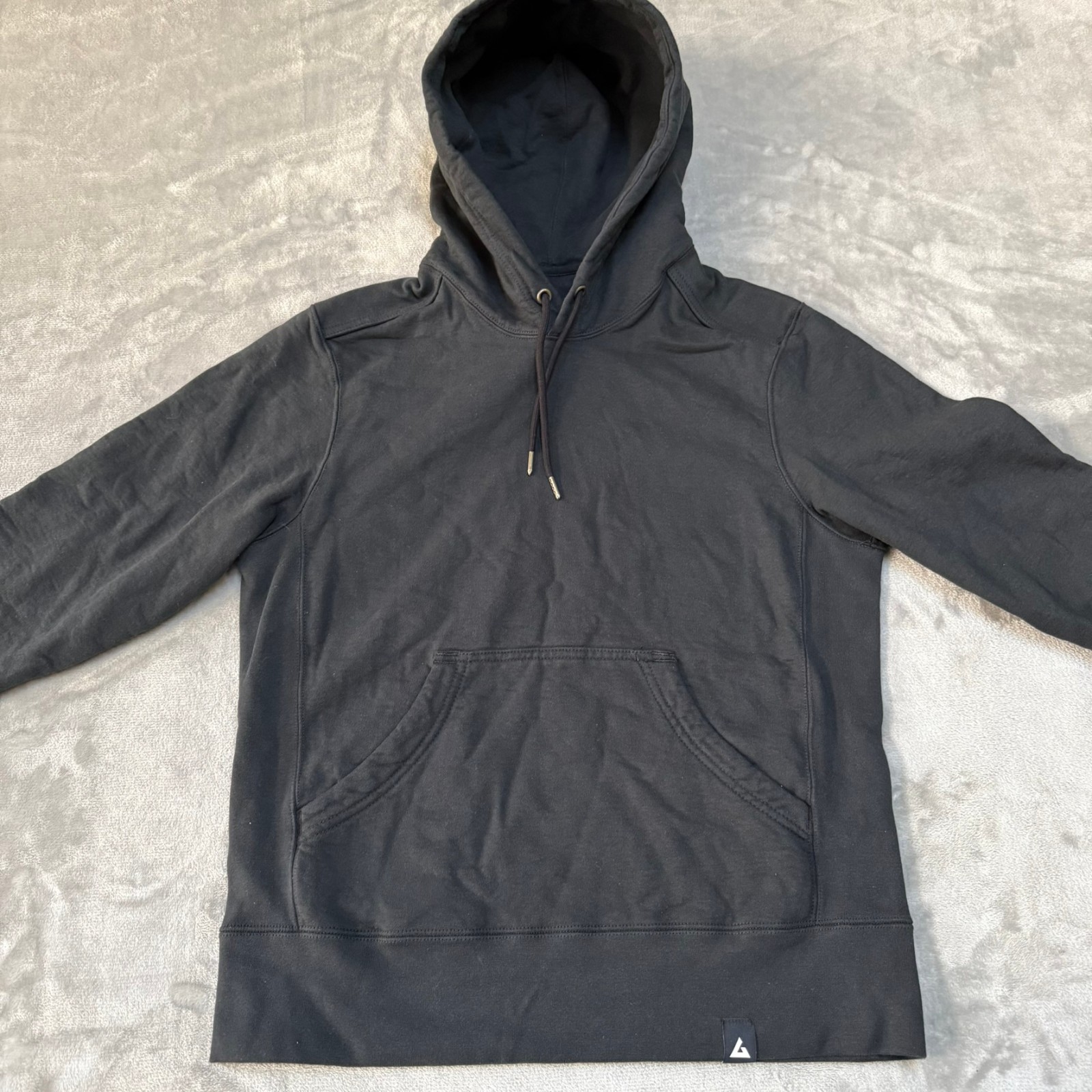American Giant Classic Pullover Hoodie Mens Medium Black Thick $155 USA New NWOT