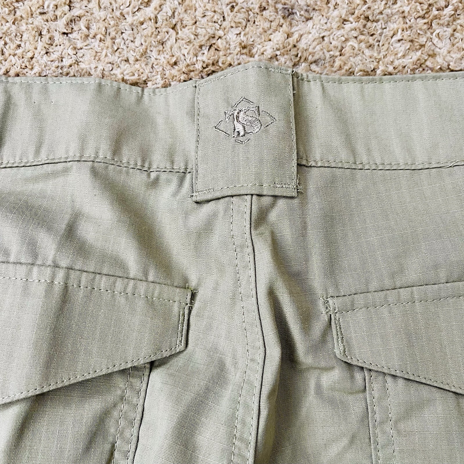 Tru-Spec Tactical Cargo Pants Mens 36/30 Khaki Excellent Ripstop Work Trousers