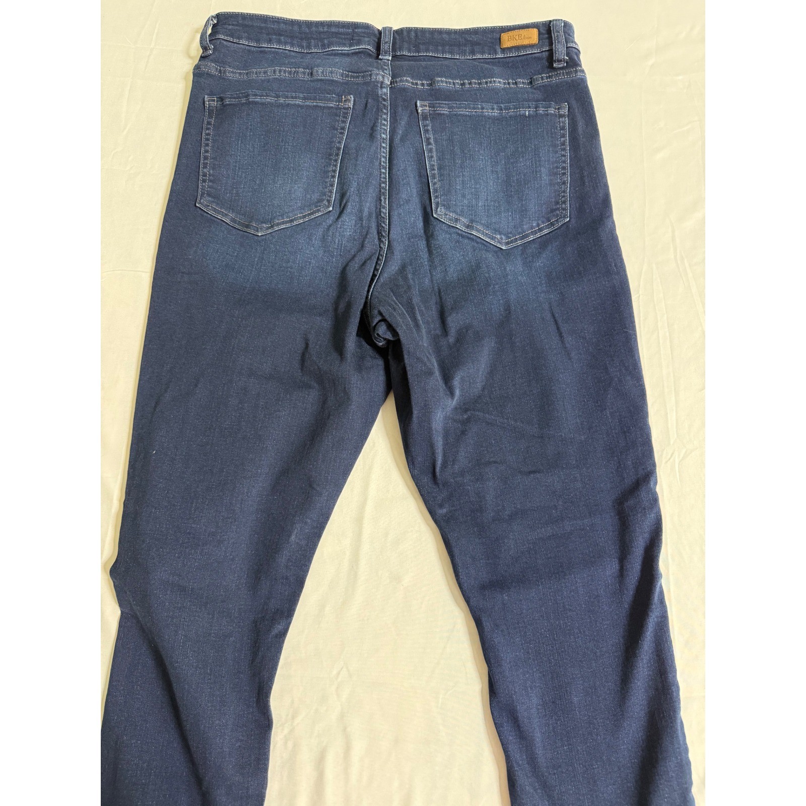 BKE Parker Universal Fit High Rise Ankle Skinny Jeans Dark Wash Womens