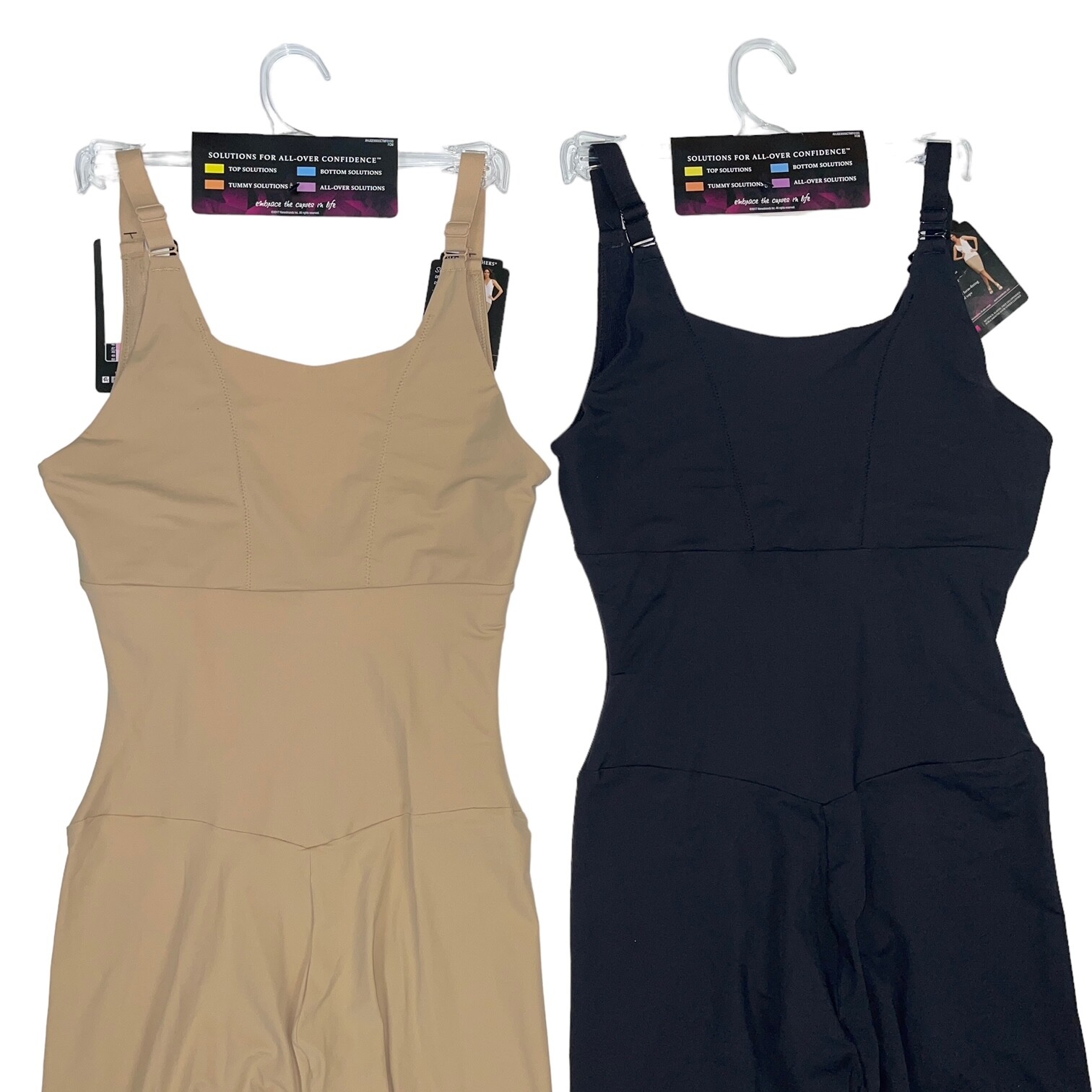 Maidenform Bodysuit Open Bust Mid Thigh Firm Control Sleek Slimmer Singlet P2556