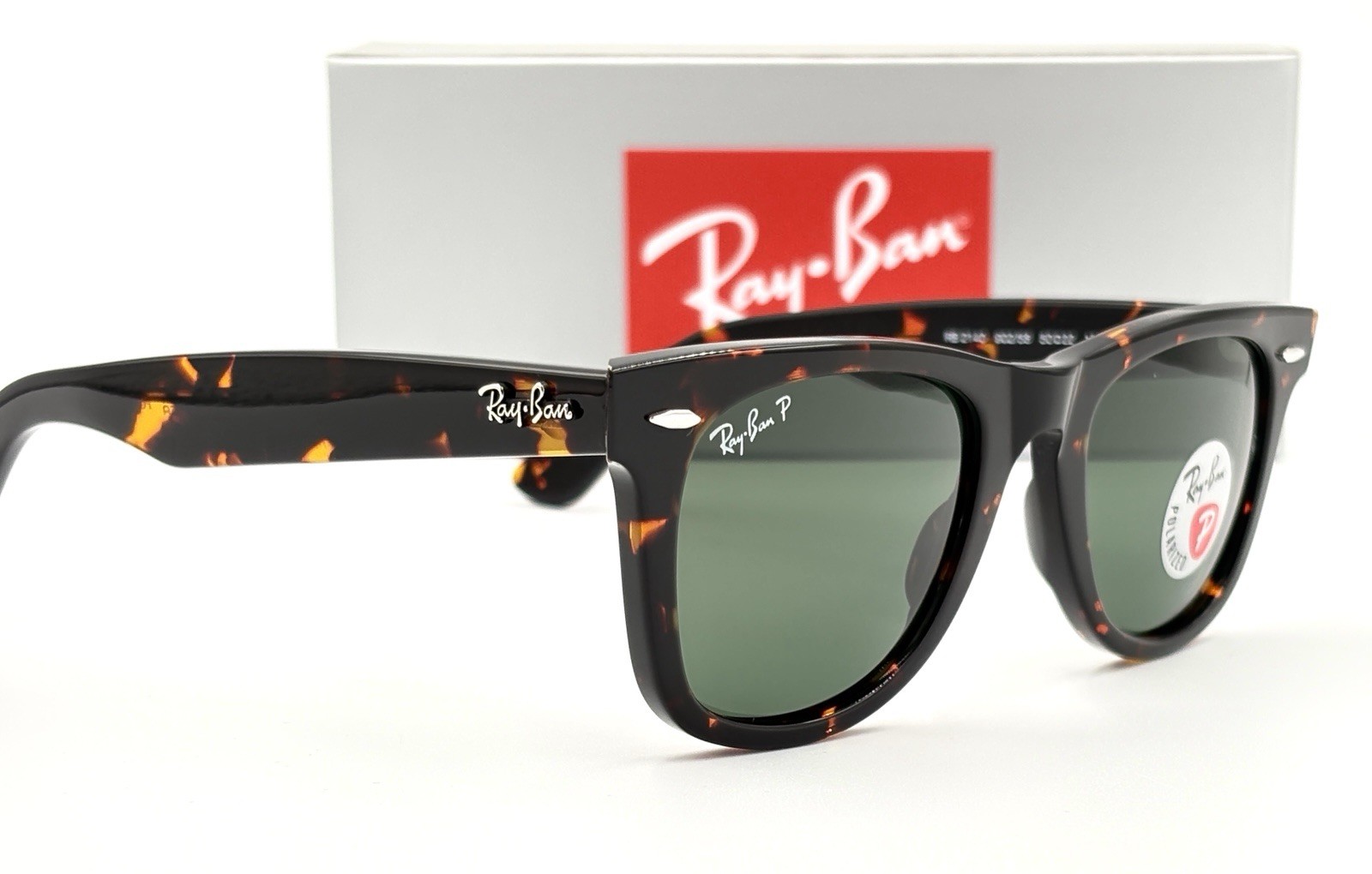 Ray-Ban Polarized RB2140 Men’s Classic Sunglasses Tortishell Frame unisex Fit