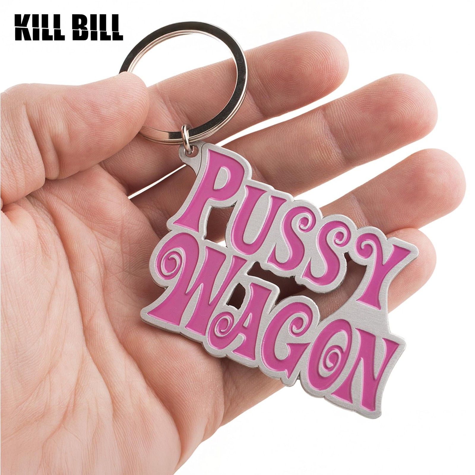 Kill Bill “Pussy Wagon” Metal Keychain