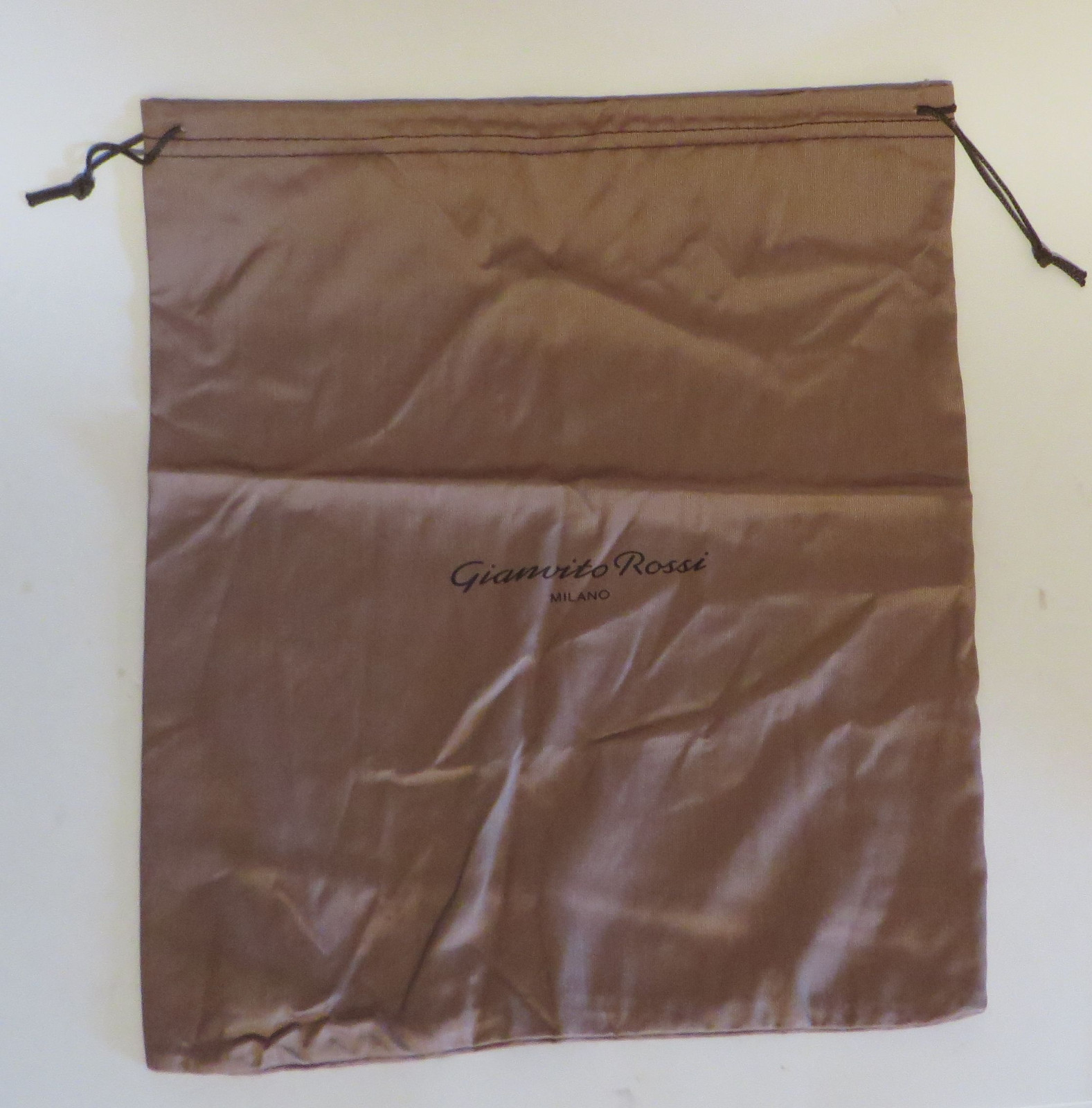 New Genuine Gianvito Rosse Sleeper Dust Bag ONLY Handbag Draw String 13.5 X 11.5