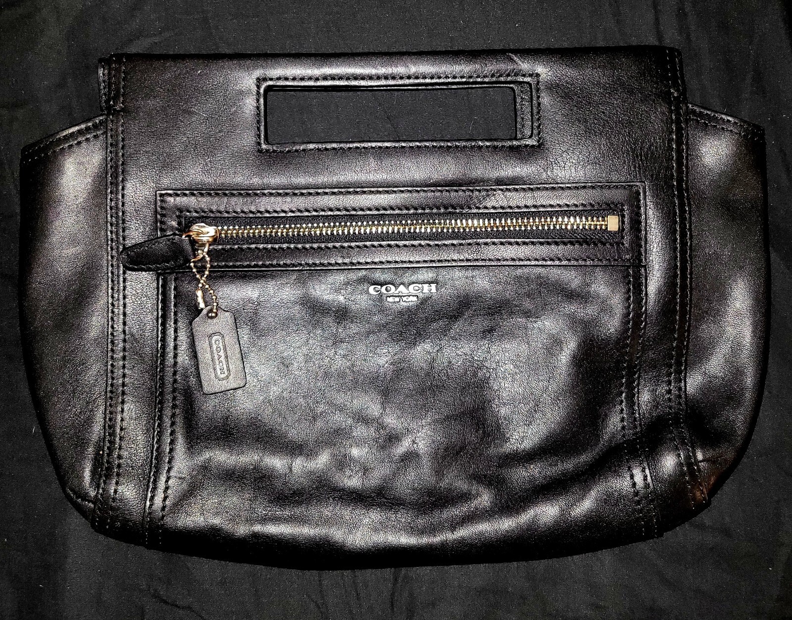 Coach Small Tote Hand Bag – Black