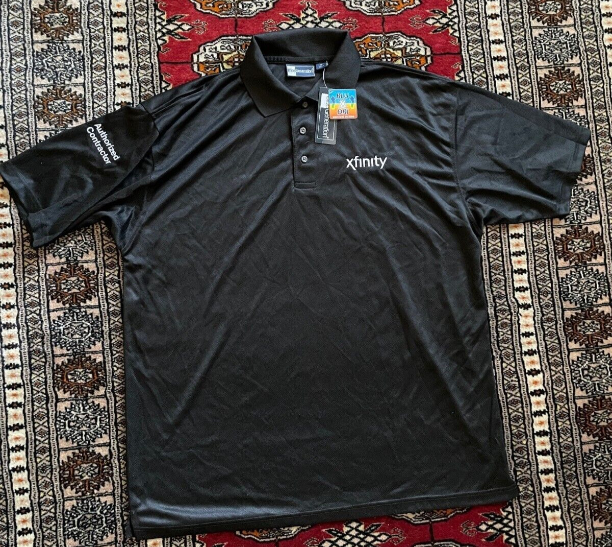 Xfinity Authorized Contractor (Black) Polo M/L/XL/XXL Uniform