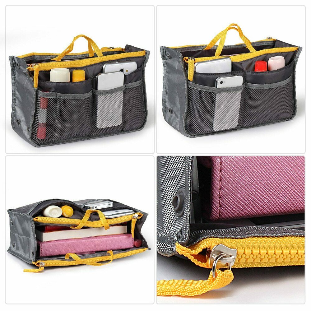 Handbag Organizer Insert Purse Large Liner Organizer Tote Tidy Bag Travel Women