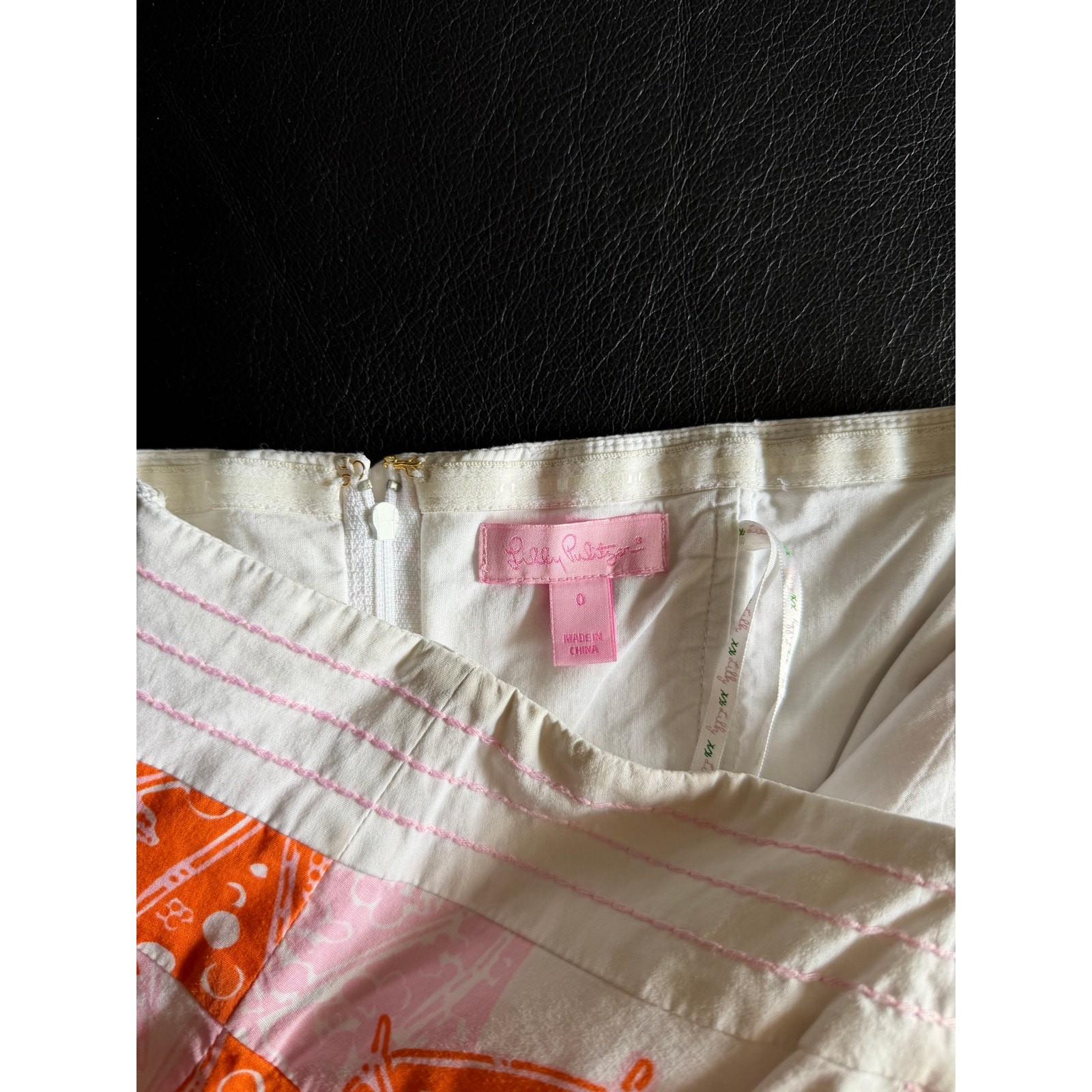 LILLY PULITZER “Bowen” Lilly’s Pink and Orange Print Dress Size Women’s 0