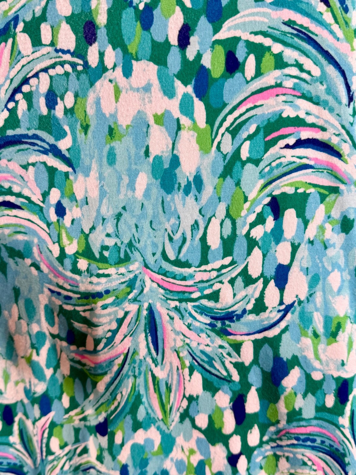 Lilly Pulitzer Davie Dress XL Emerald Isle Pineapple of My Eye Cotton Knit