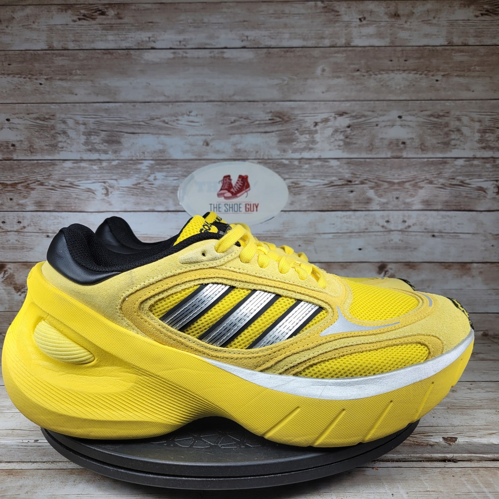 Adidas Adizero Men Size 11 Goukana Light Yellow Athletic Running Shoes