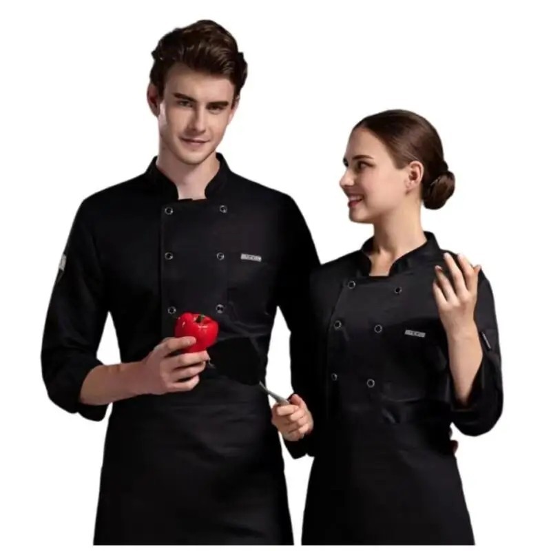 Lightweight Chef Coat Mesh Short Sleeve Kitchen Uniform Breathable Workwear
