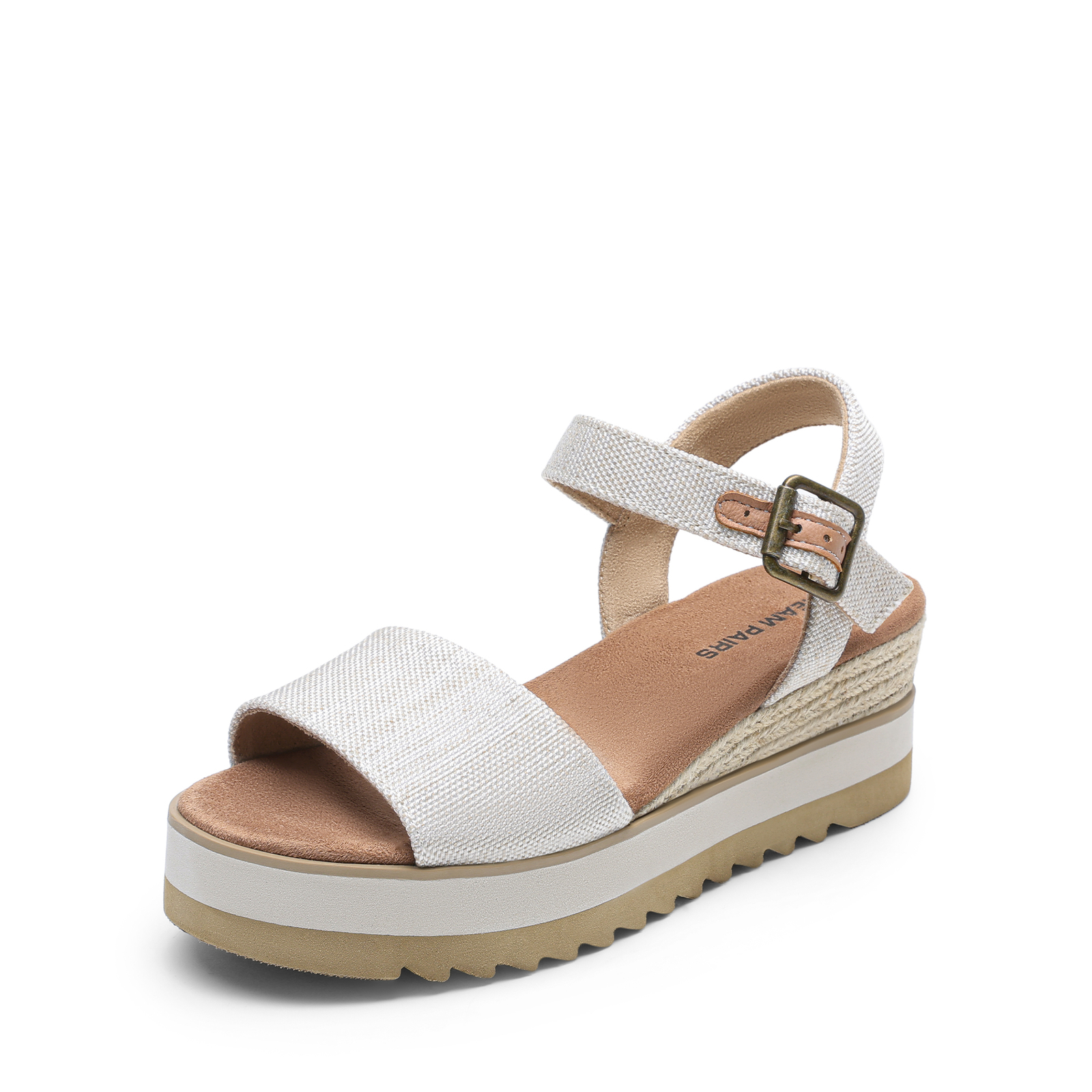Women Casual Wedge Sandals Open Toe Comfortable Platform Espadrille Sandals