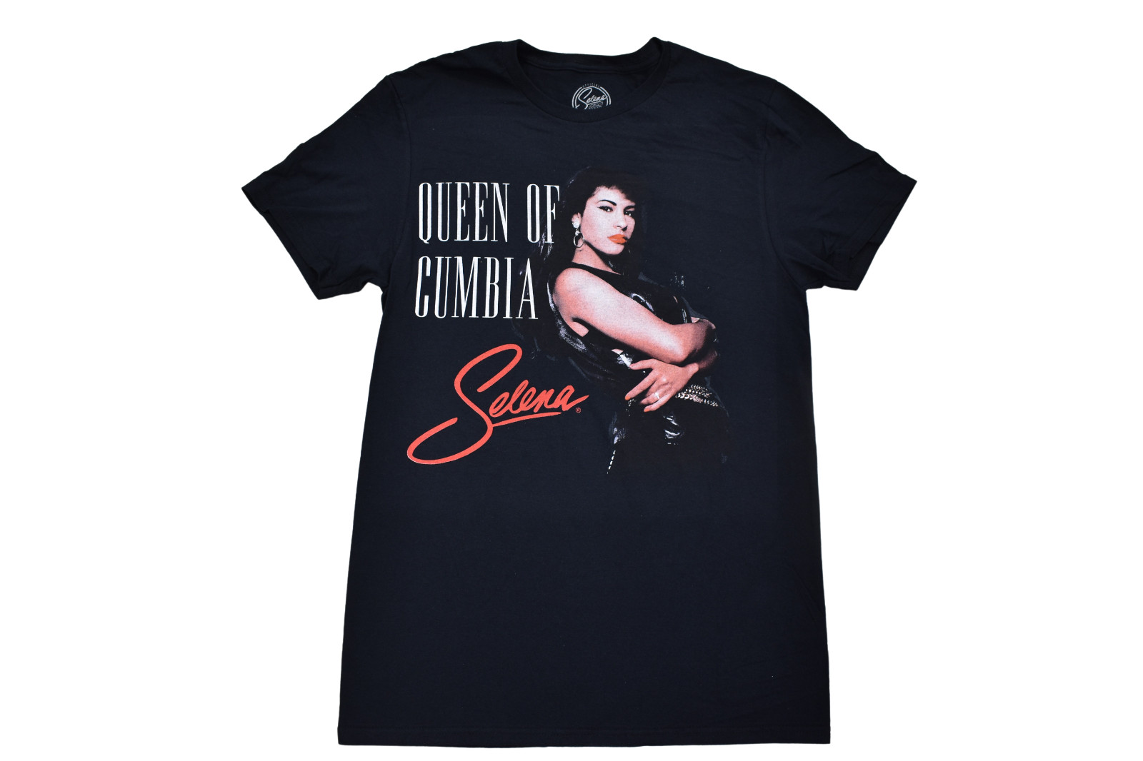 Selena Mens Queen Of Cumbia Black Tee Shirt New XS, S, XL, 2XL, 3XL