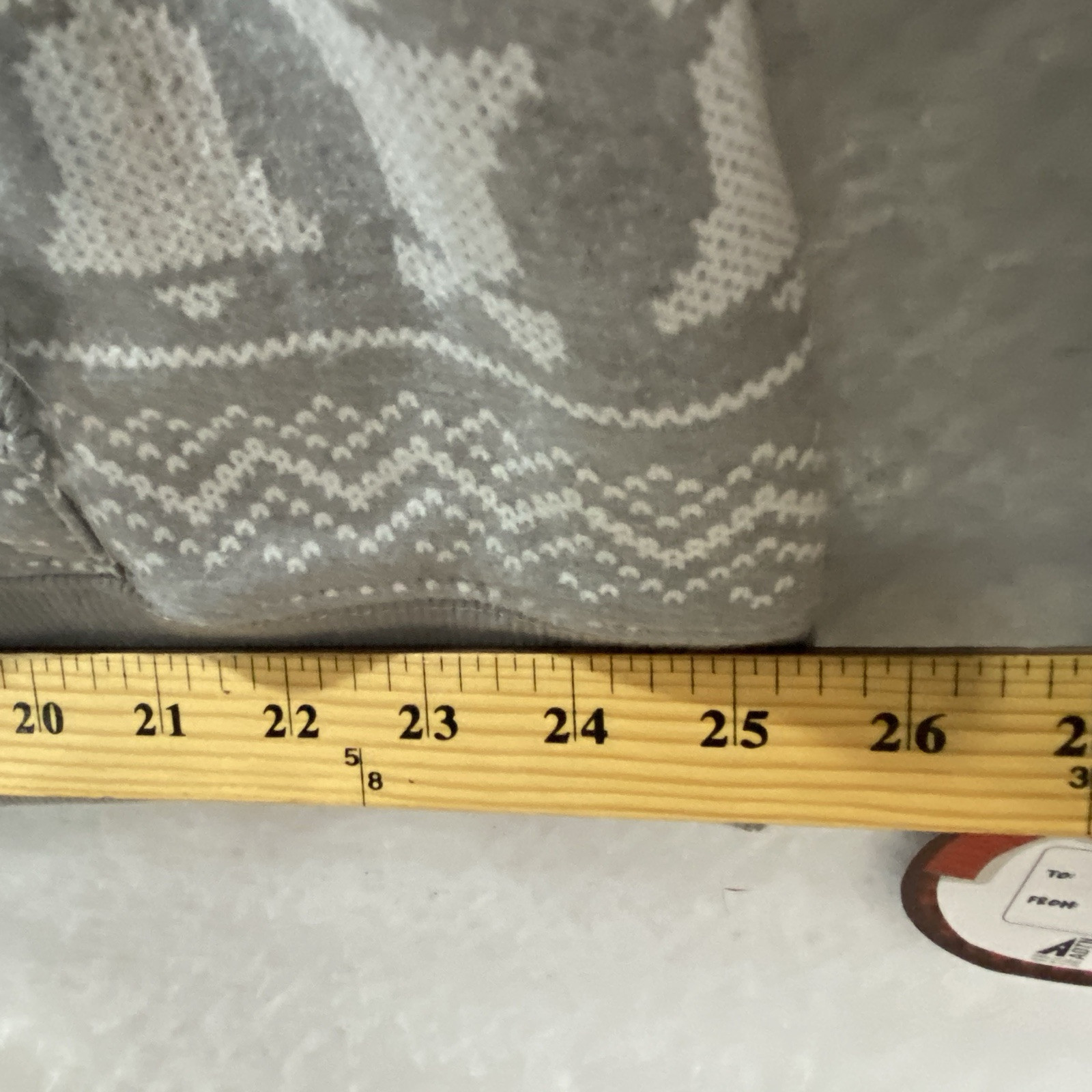 ADTN Fleece Hoodie Christmas Men’s XXL Gray Full Zip Sherpa Lined Pockets