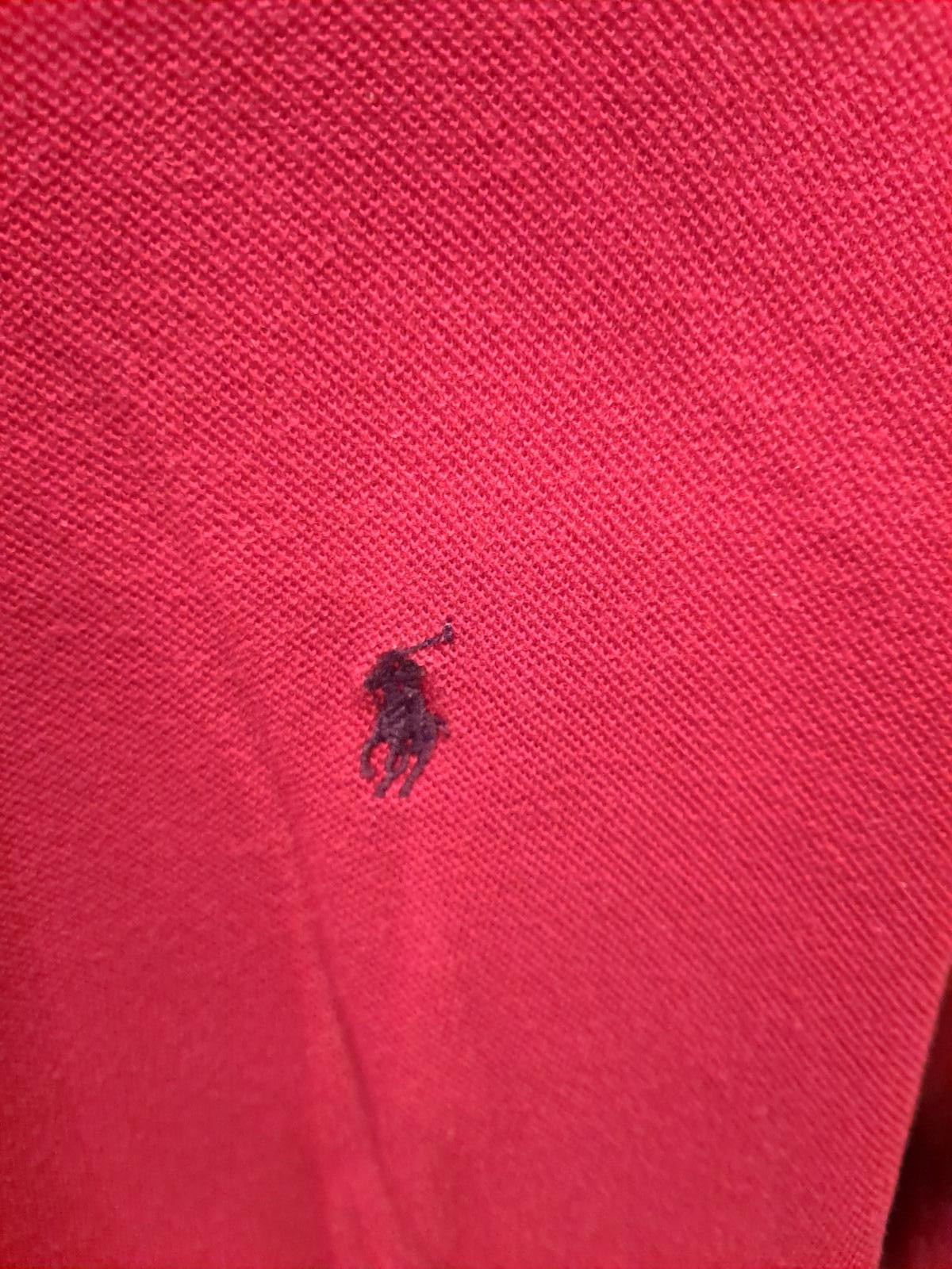 Polo Ralph Lauren Red with Black Embroidered Logo Size XL