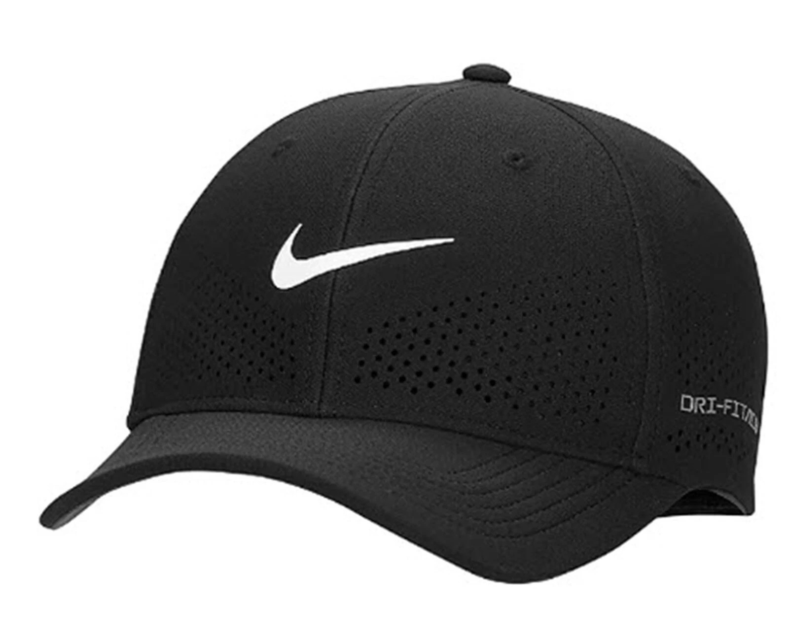 Nike Dri-FIT ADV Rise Structure Swoosh Flex Cap Unisex Black S M L FB5633-010