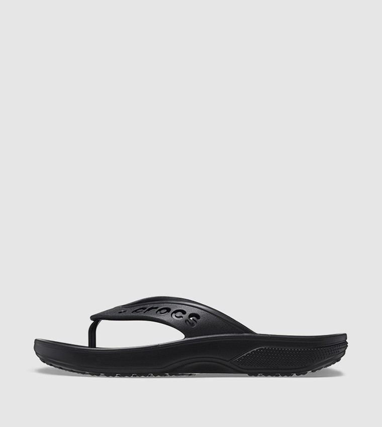 Crocs Unisex Baya II Flip Sandal for Mens and Womens Black (208192-001)