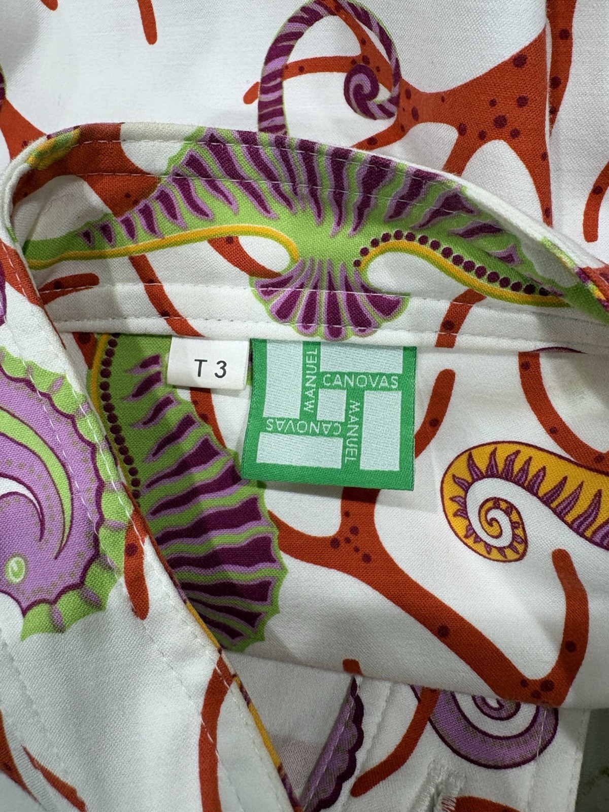 MANUEL CANOVAS Jacket Made in France Seahorse – Size Medium