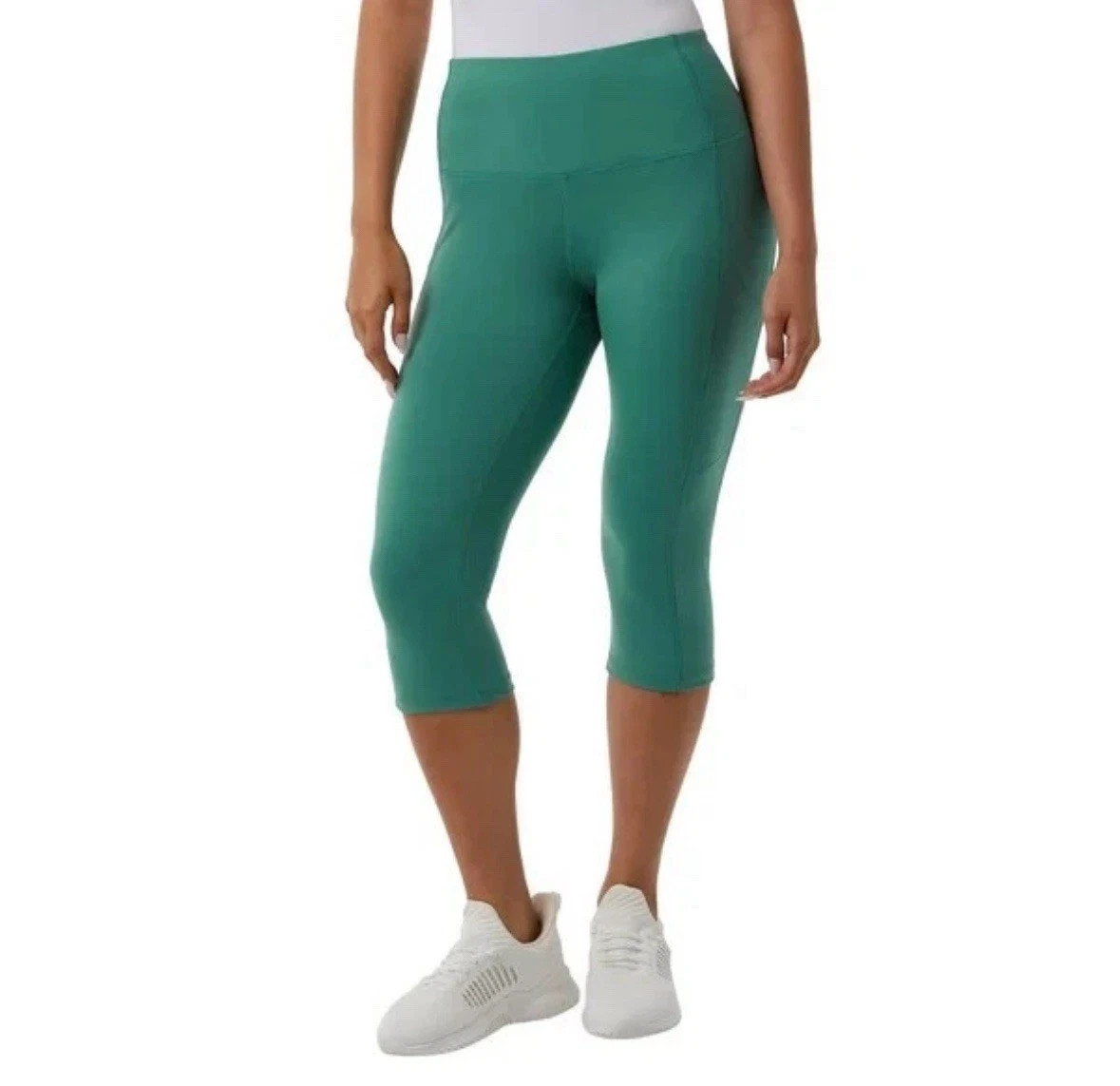 32 Degrees Women’s Cropped Legging, Green, Size M