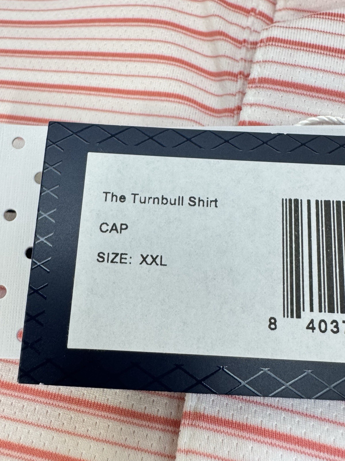 NWT Holderness & Bourne Turnbull Stripe AIRATION Golf Polo Shirt Mens XXL $118