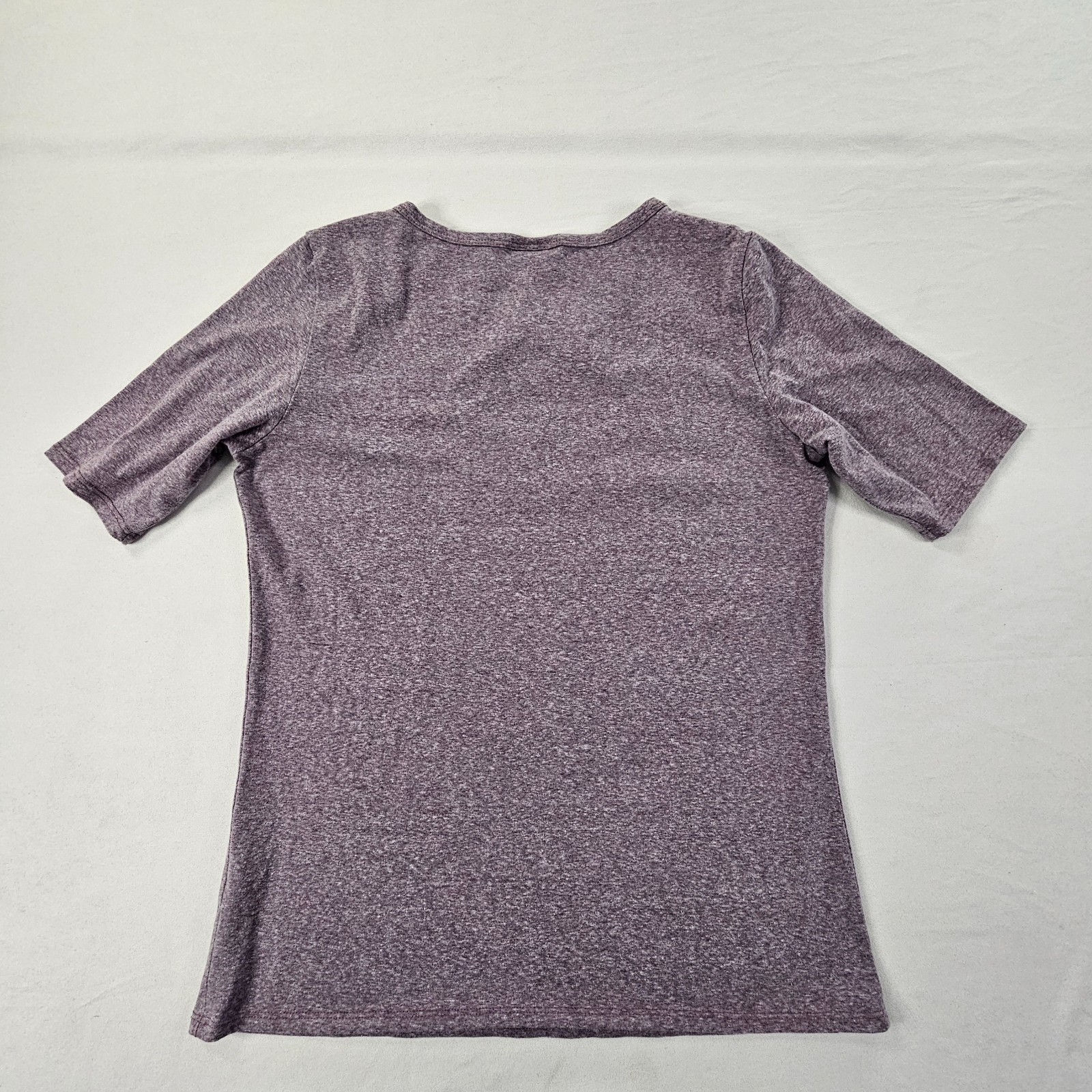 LuLaRoe Purple Short Sleeve Polyester Blend T-Shirt Women’s L