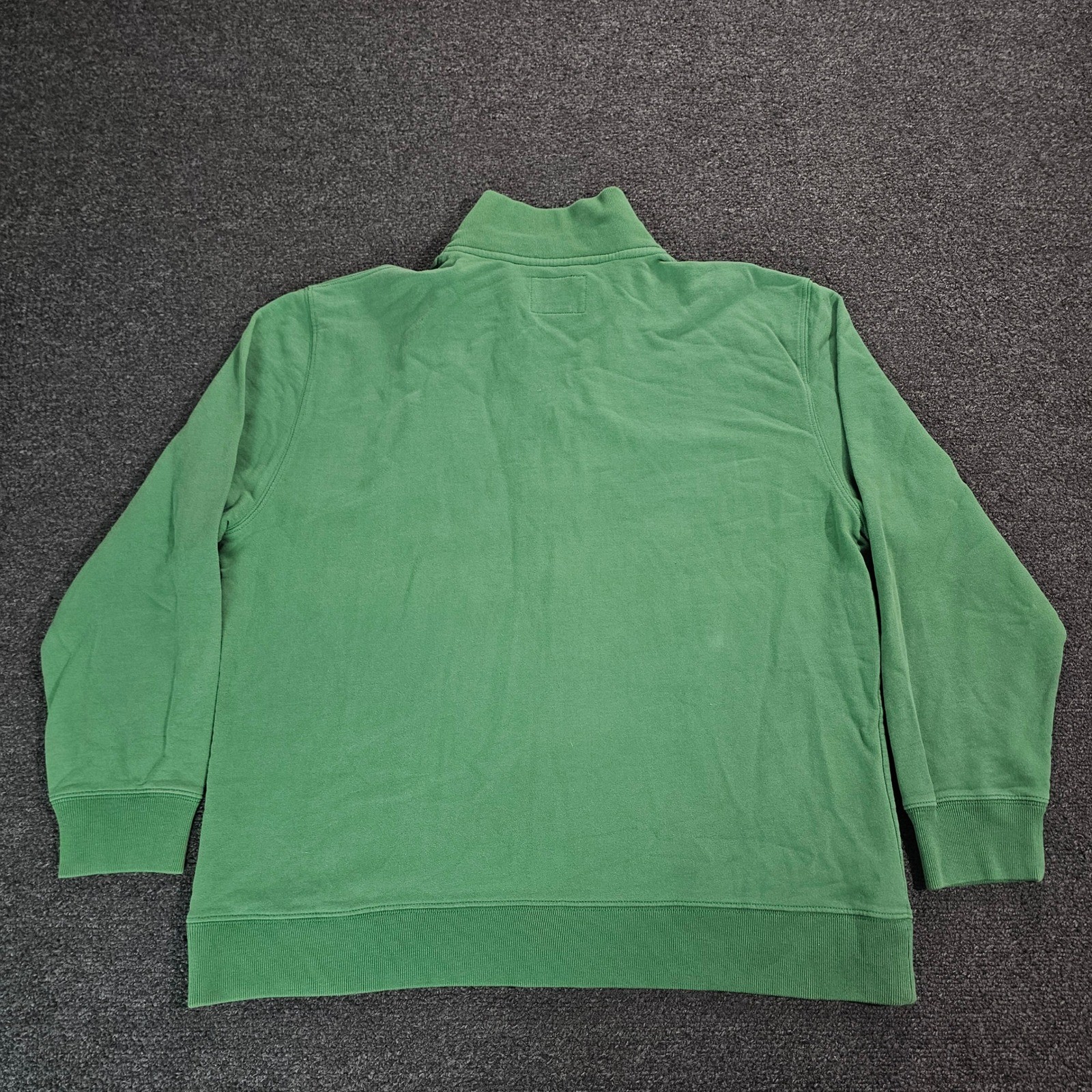 47 Brand Notre Dame Fighting Irish Sweatshirt Mens XL Full Zip Green Relaxed Fit