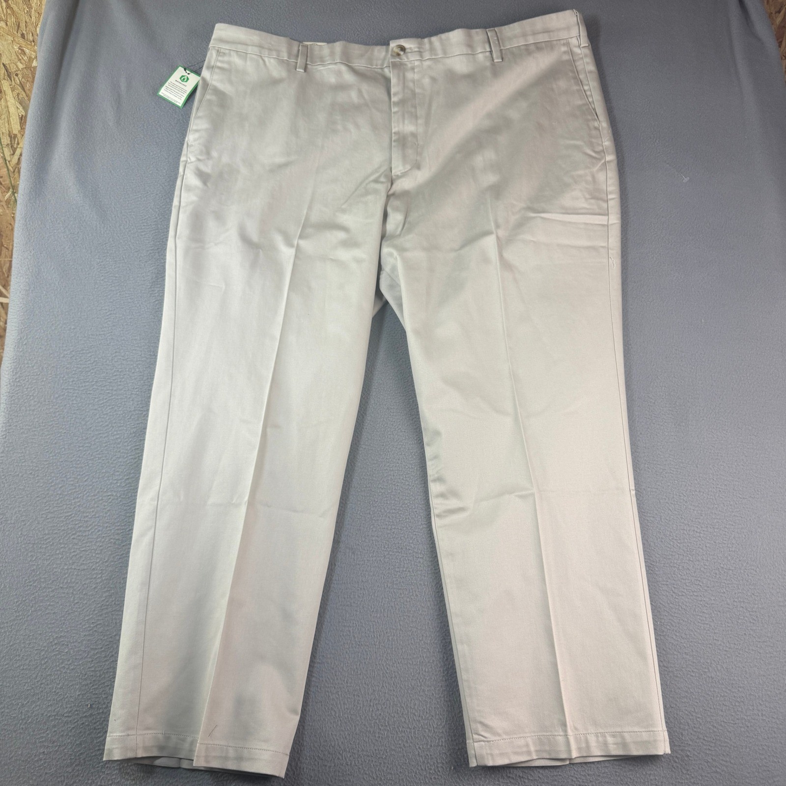 Dockers Signature Iron Free Khaki Mens 46×30 Big & Tall Classic Fit Tan Pants