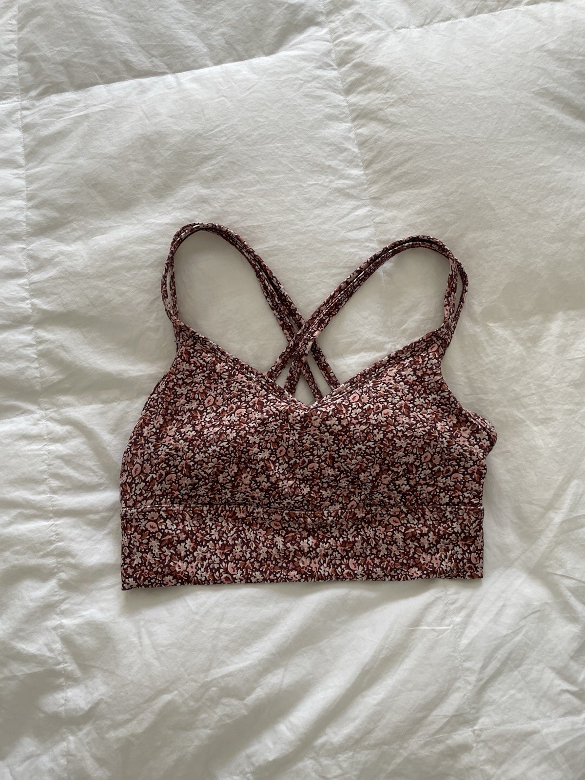 Madewell MWL Floral 2-Piece Workout Set High Waist Leggings & Bra XS