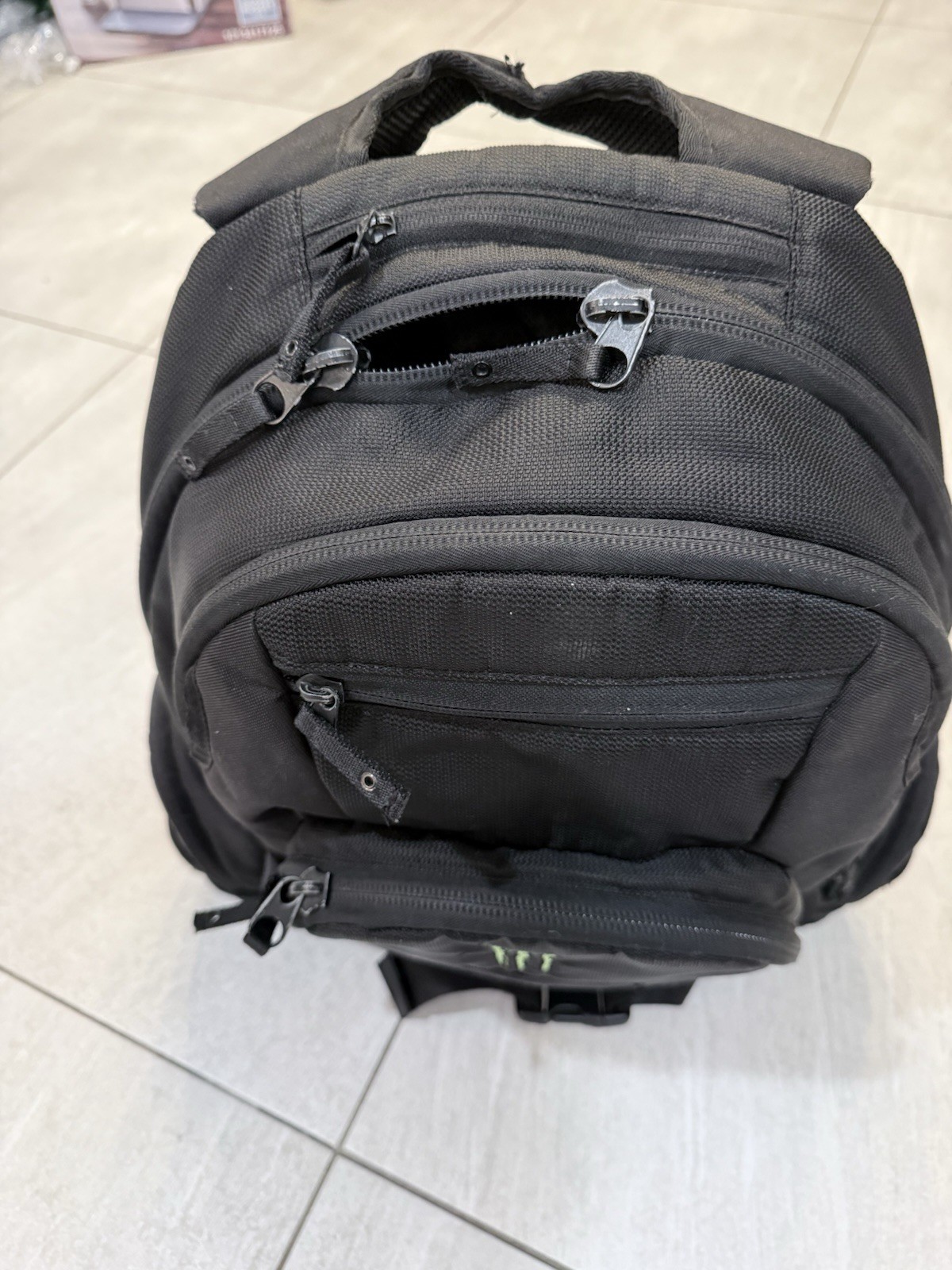 DC Shoes x Monster Energy Collab Backpack Black Laptop Skate