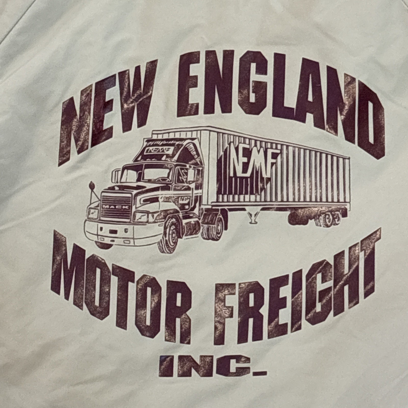 Vintage Hartwell Bomber Jacket Men M Gray Mack Truck New England Safety Award