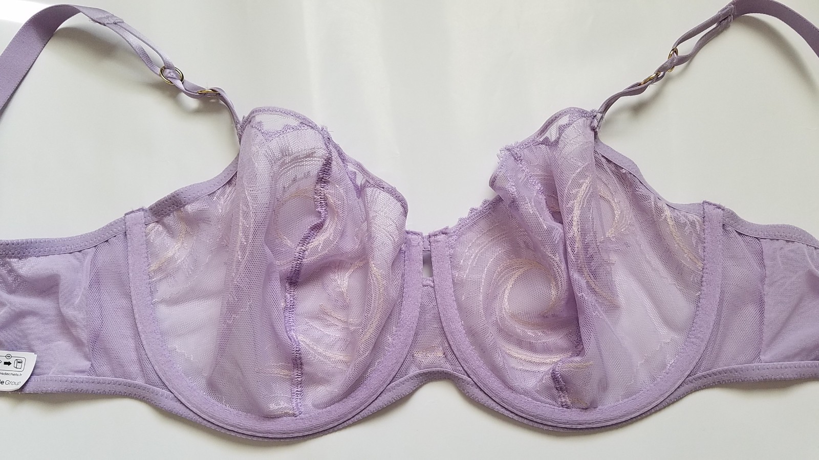 Chantelle C11YM5 Mystic Dream Embroidered Underwire Demi Bra, Size 32DDDD
