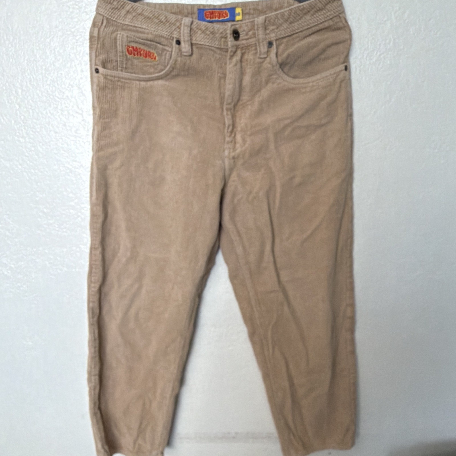 Empyre GYRU Beige Corduroy Casual Pants Men’s 30 Straight Leg Pockets