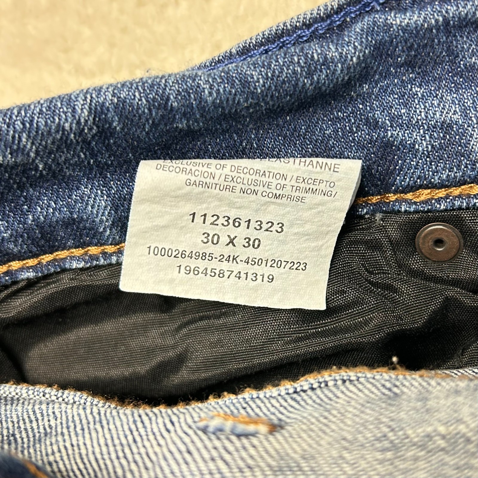 Wrangler Retro Slim Bootcut Jeans Mens 30×30 Blue Whisker Denim Stretch Cowboy