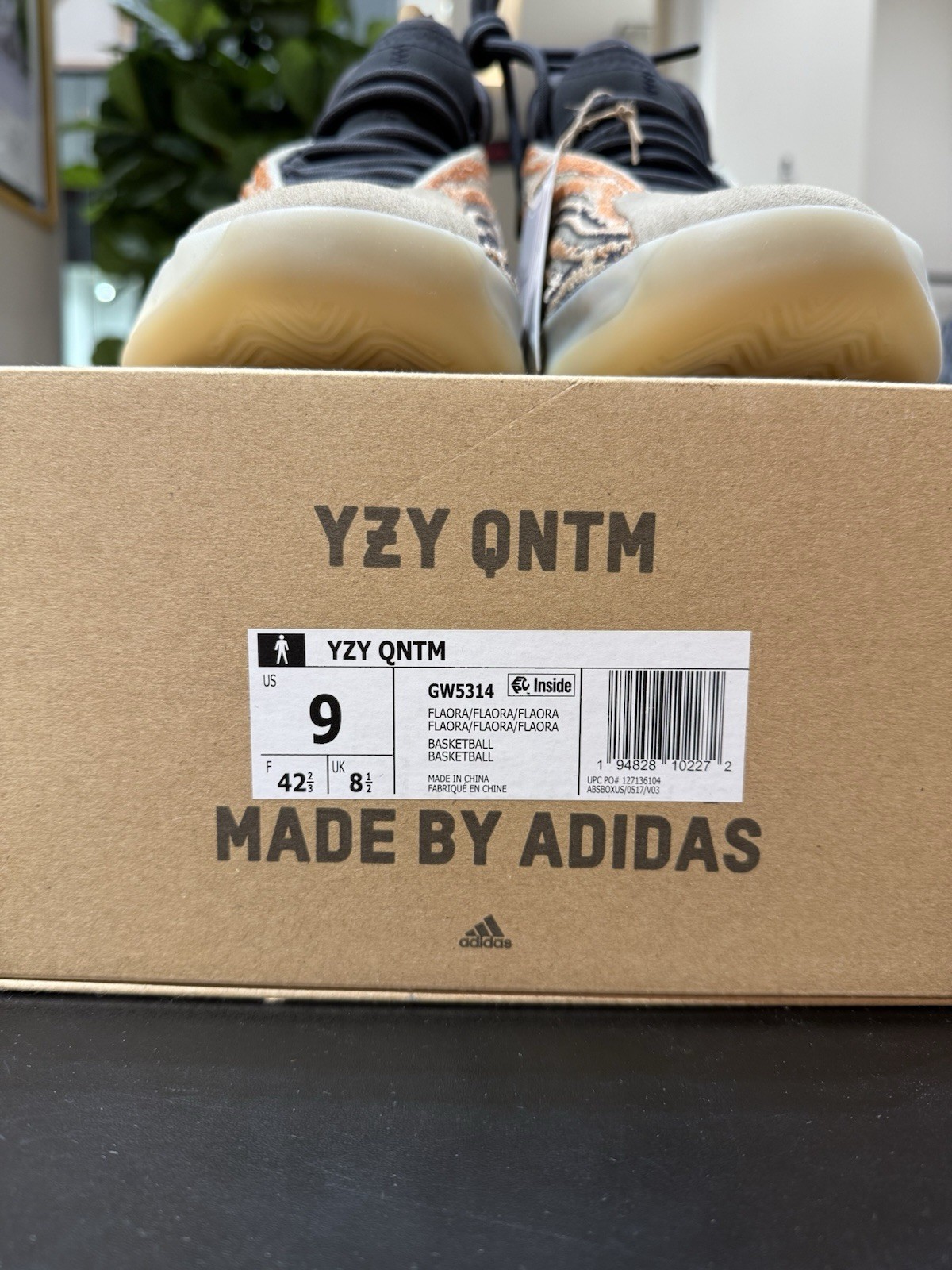 Size 9 – adidas Yeezy Quantum Flash Orange